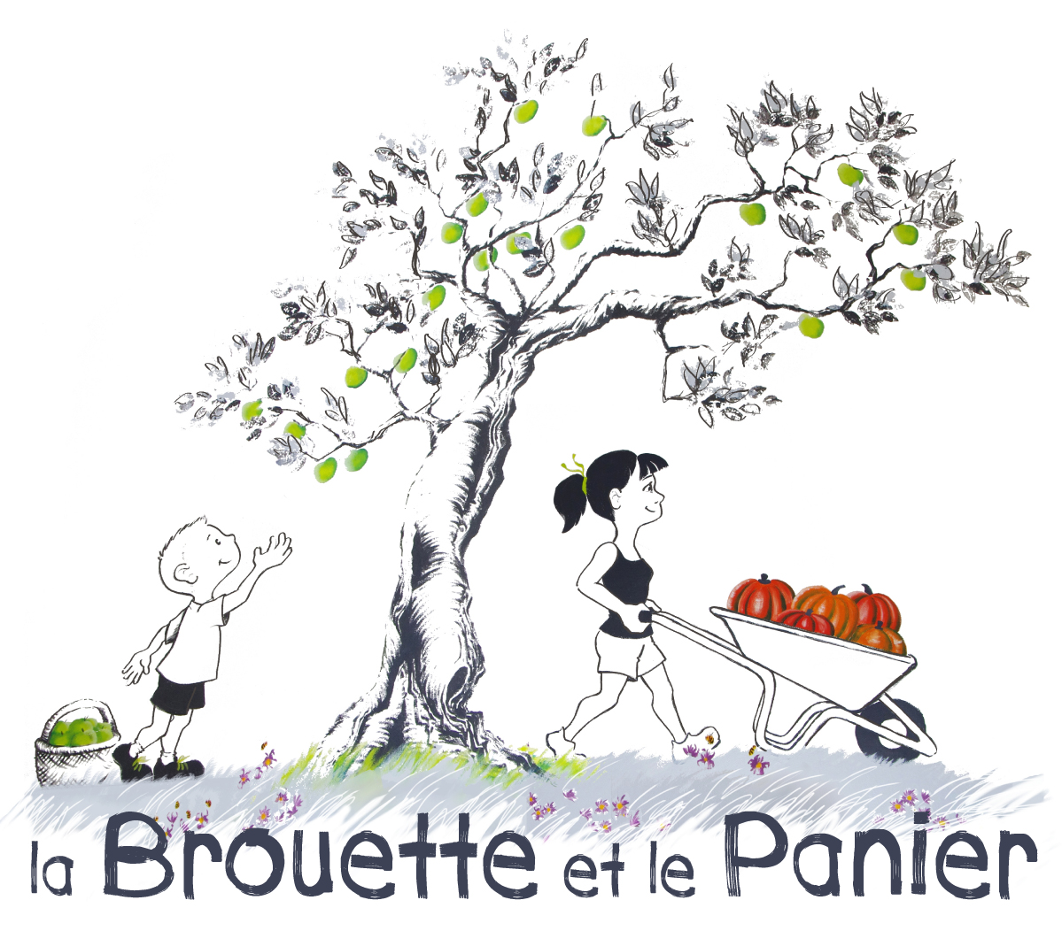 Logo Brouette et Panier Logo La Brouette et le Panier