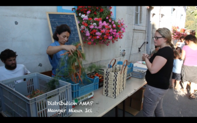 Visite-apéro gourmand et distribution AMAP