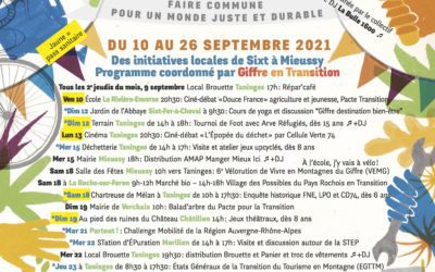 Programme de la Fête des Possibles 10-26 sept. 2021