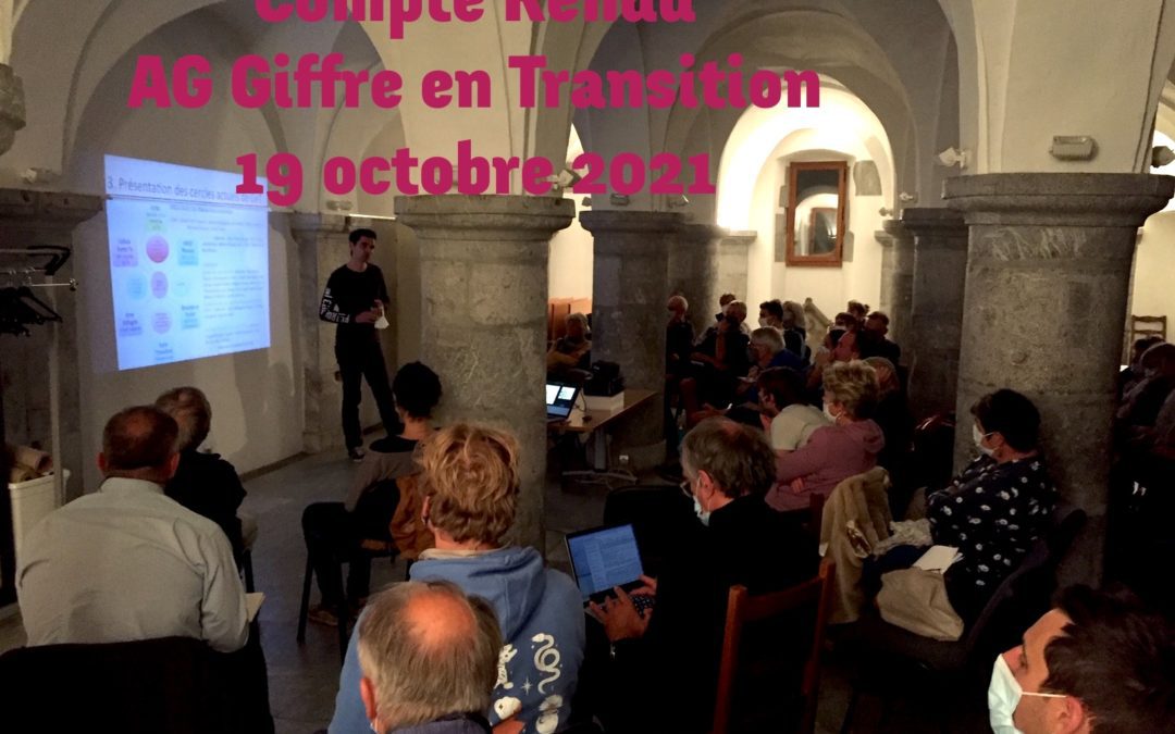 19 octobre 2021 AG Giffre en Transition Samoens