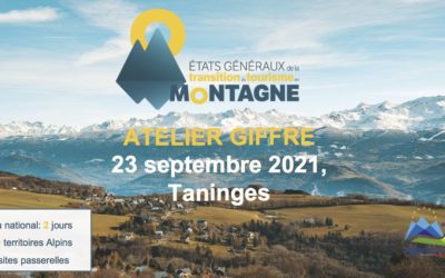 Restitution des États Généraux de la Transition du Tourisme en Montagne – Giffre 2021