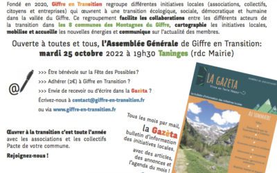 AG Giffre en Transition 25/10/2022